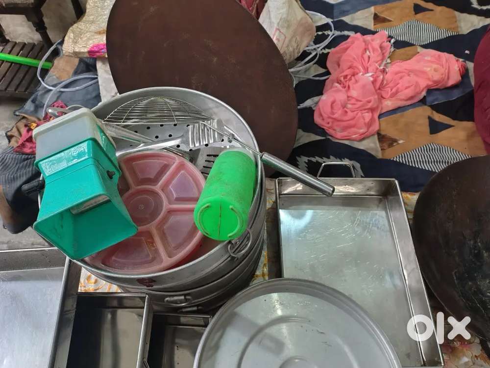 Momo counter and all accessories fastfood