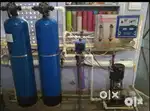 250 ltr RO plant and Pouch packing machine