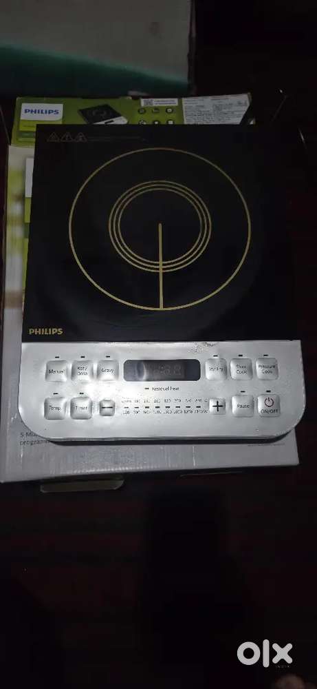 Philips induction Cooker Daily Collection 2100w with 05 preset menus.