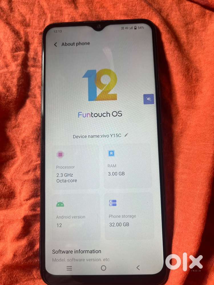 Vivo Y15C 3gb 32gb