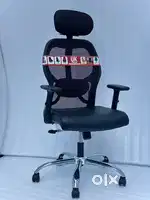 Mesh revolving office chair available