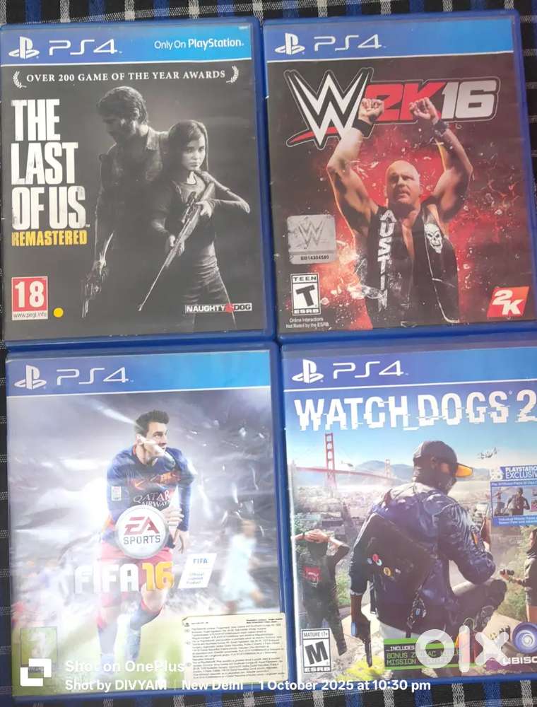 Used Ps4 Games
