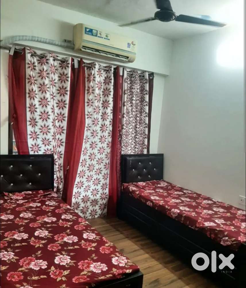 Fully furnished PG system in jb nagar area with a/c.