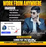 ONLINE WORK FROM HOME USING SOCIAL MEDIA SHERRING AND PARAMOUNTING