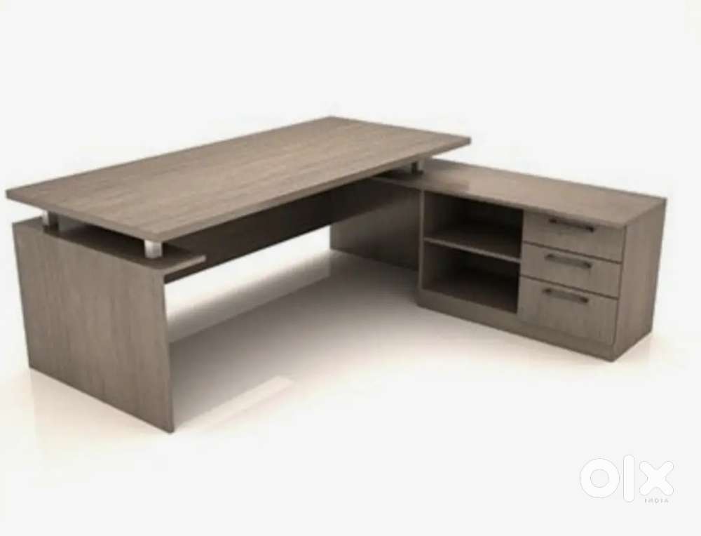Stylish L shape office table direct factory price