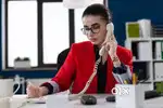 12th pass female receptionist