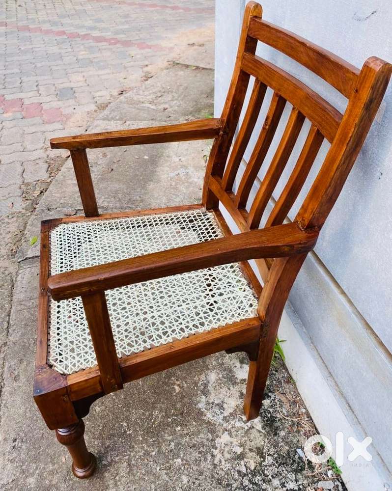 Antique teakwood comfortable chair rare collection