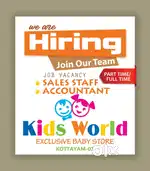 ACCOUTANT AND SALES STAFF REQUIRED