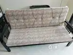 3+1+1 Wooden Sofa Set