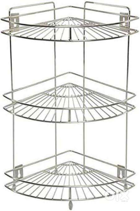 Brand New Stainless Steel Heavy 3 Step Corner Stand.