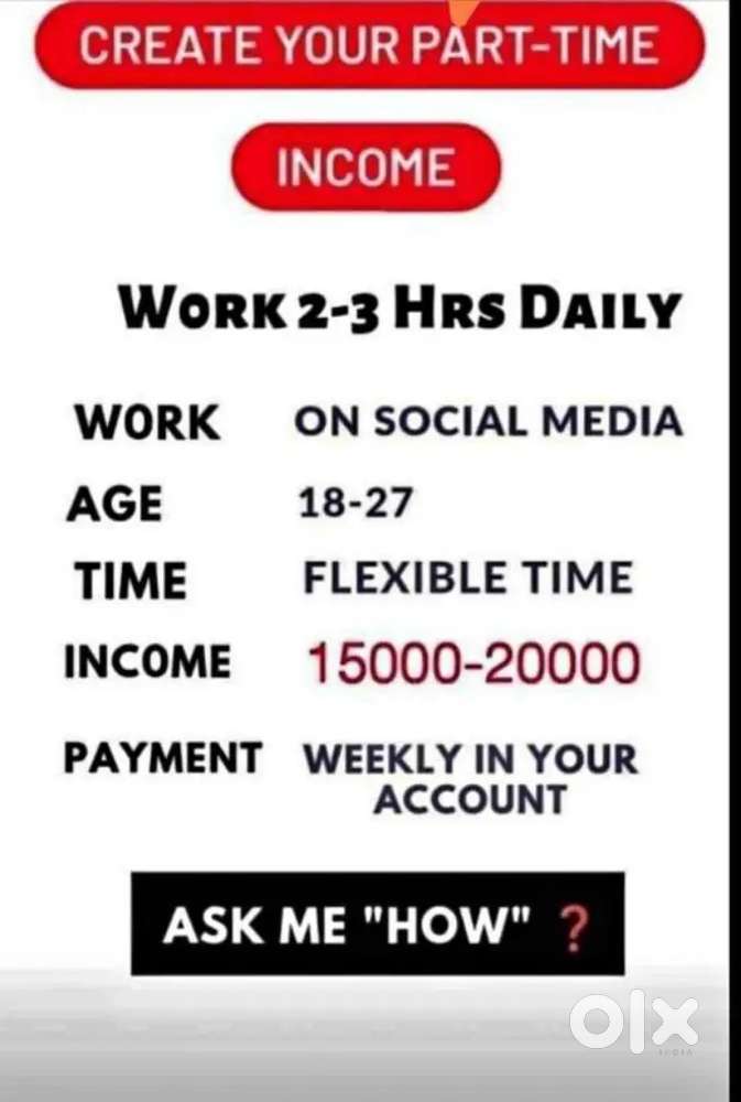 Work from home college students house wife job preson anything else