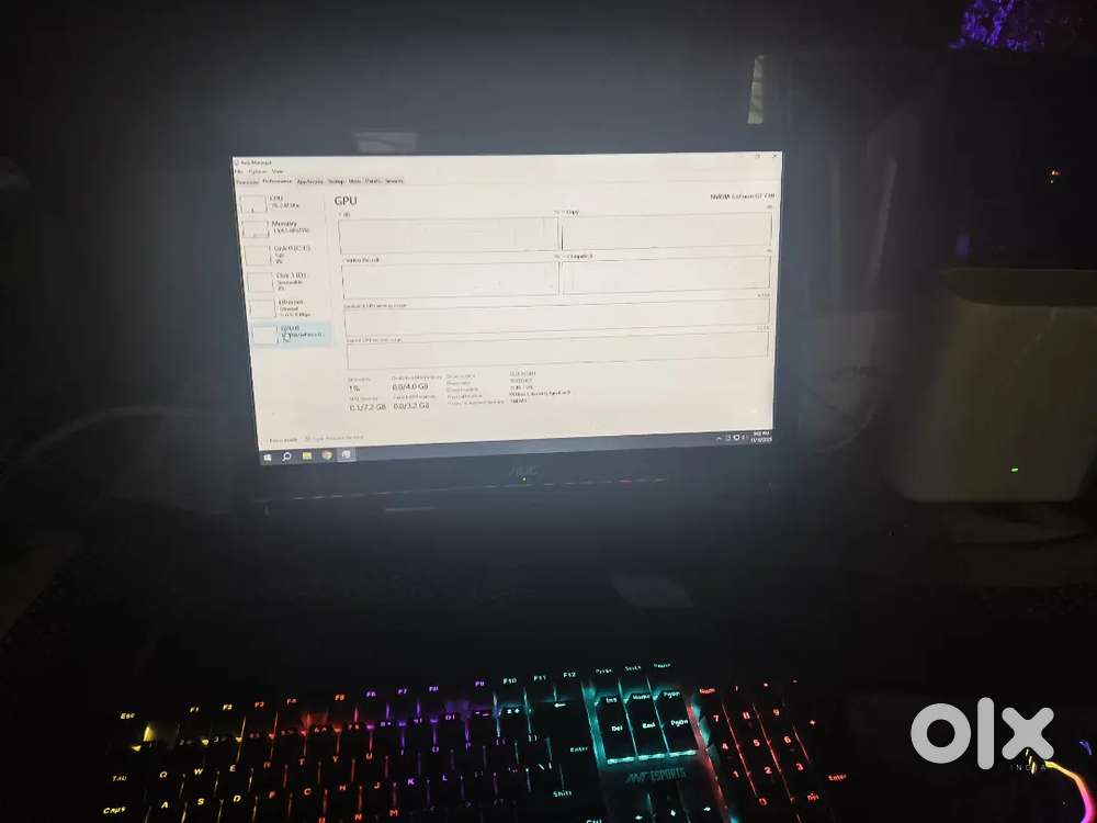 i5 6th Gen Gaming PC  8GB RAM  256GB SSD  GT 730  1080p Monitor