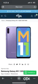 Samsung m11 3gb ram and 32 memory