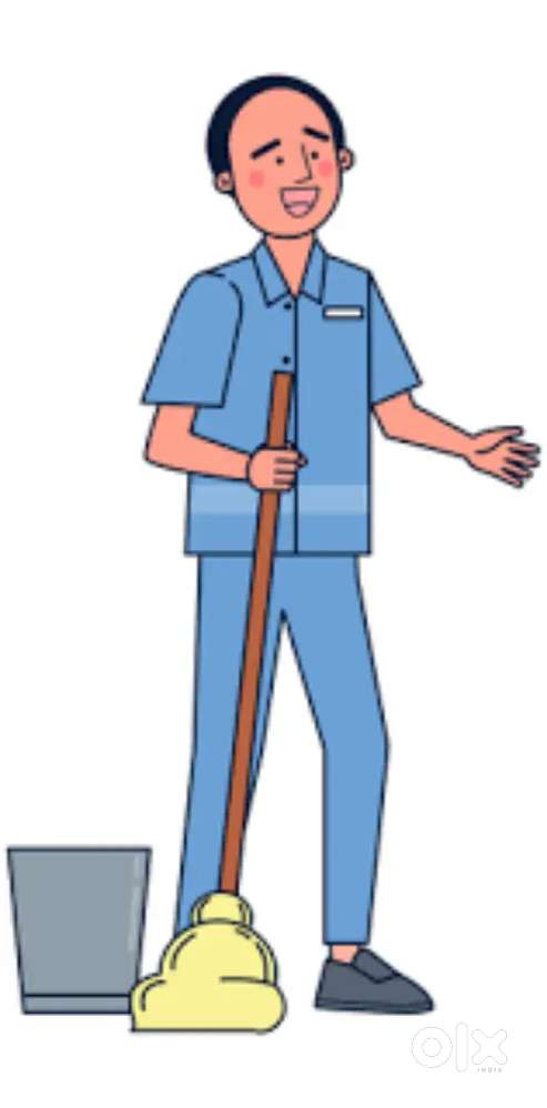 DELHI mein Office cleaner helper chaahiye. Rehna free.