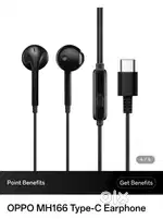 Oppo Original Type C wired earphone for all supported C type mobiles.