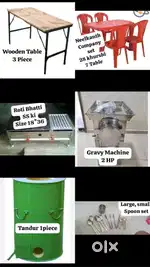 Kitchen appliances for a brand new punjabi restaurant setup