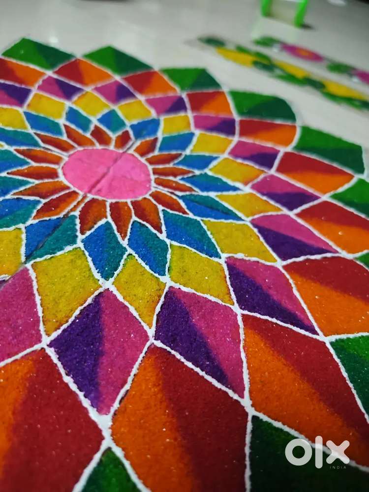 Rangoli patch ready to use just place it'