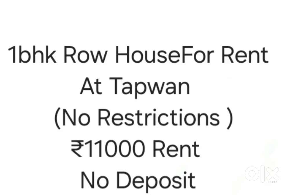 Individual house for rent