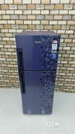Whirlpool 255 litres blue flower design double door in stock available