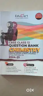 Educart CBSE class 12 Question Bank Chemistry 2024-25