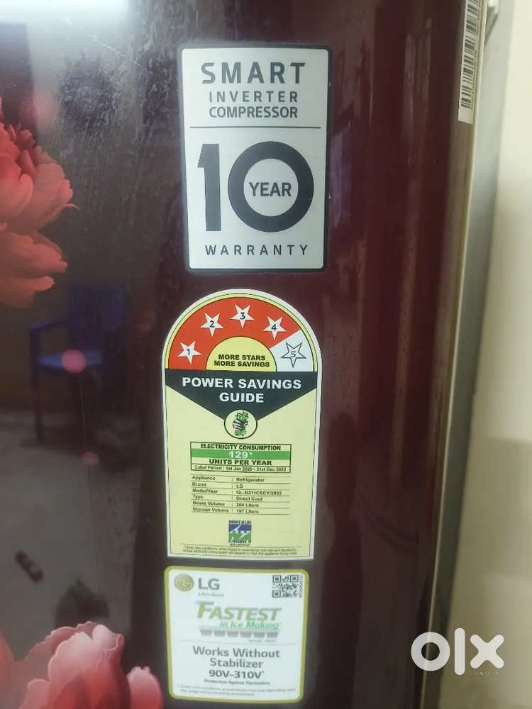 LG single door smart refrigerator