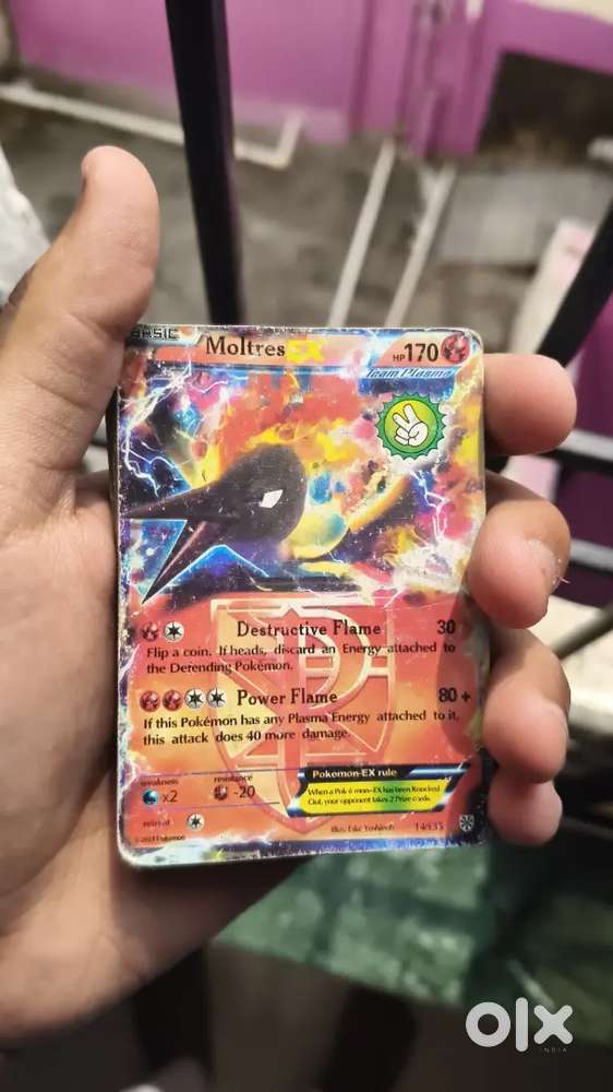 Moltres pokemon card
