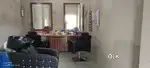 All chair shampoo station 2 black chair 2 mirror all product   ..