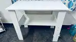 Computer table and decor stand with toys