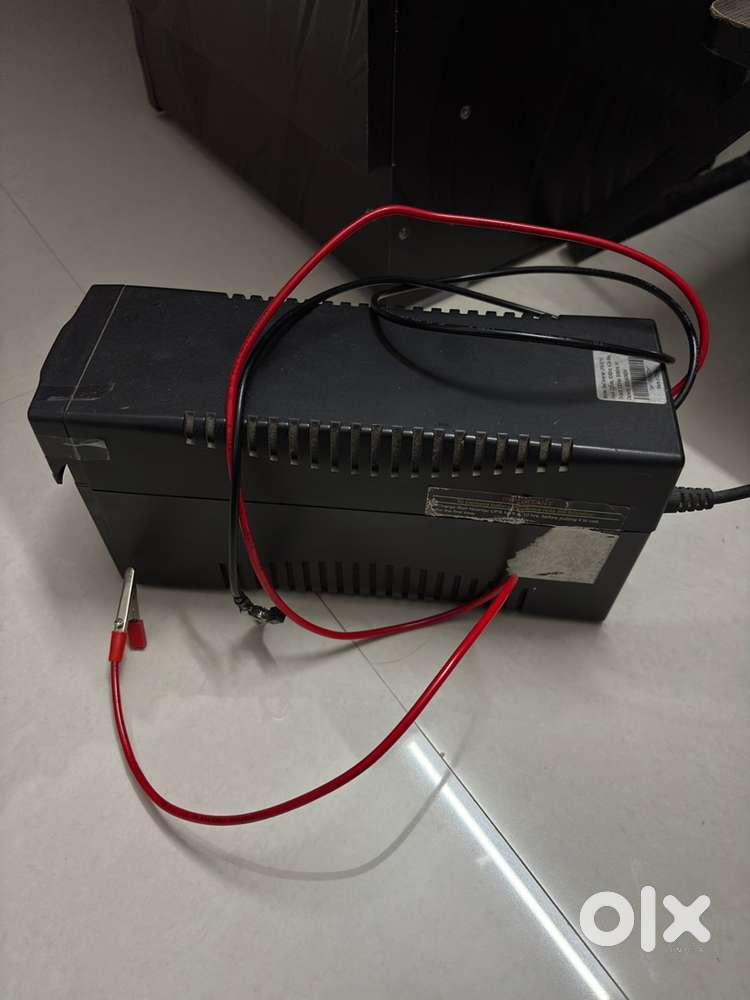 Computer ups and big battery (60Ah)