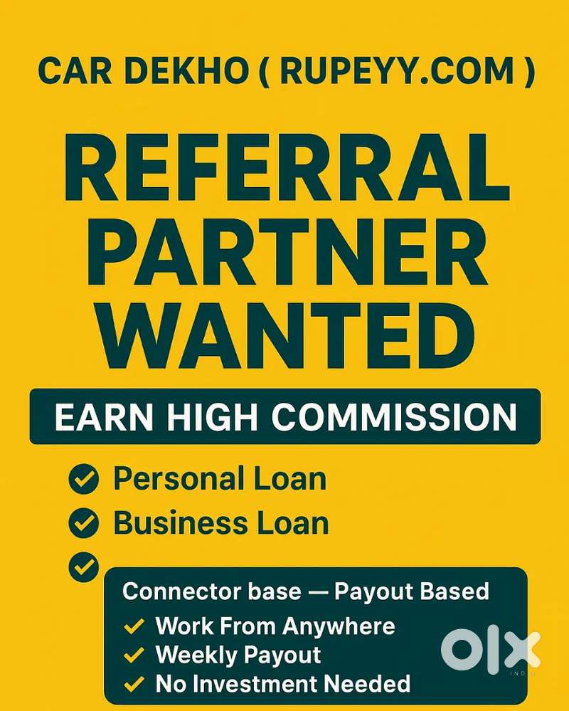 Referral Partner Wanted  CAR DEKHO (RUPEYY COM)  Work from home