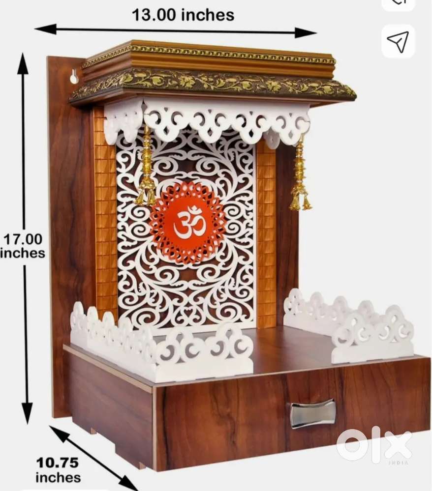 Dynamic wood engineered wood home temple