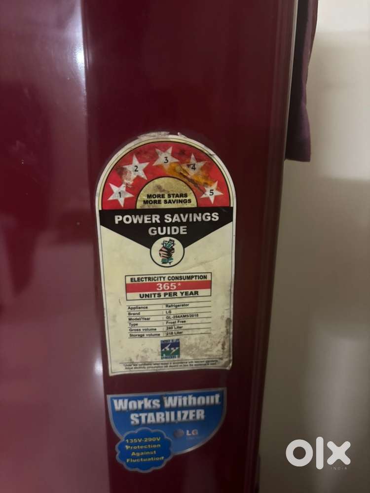 LG Double dooFridge Good condition working condition with 5star rating
