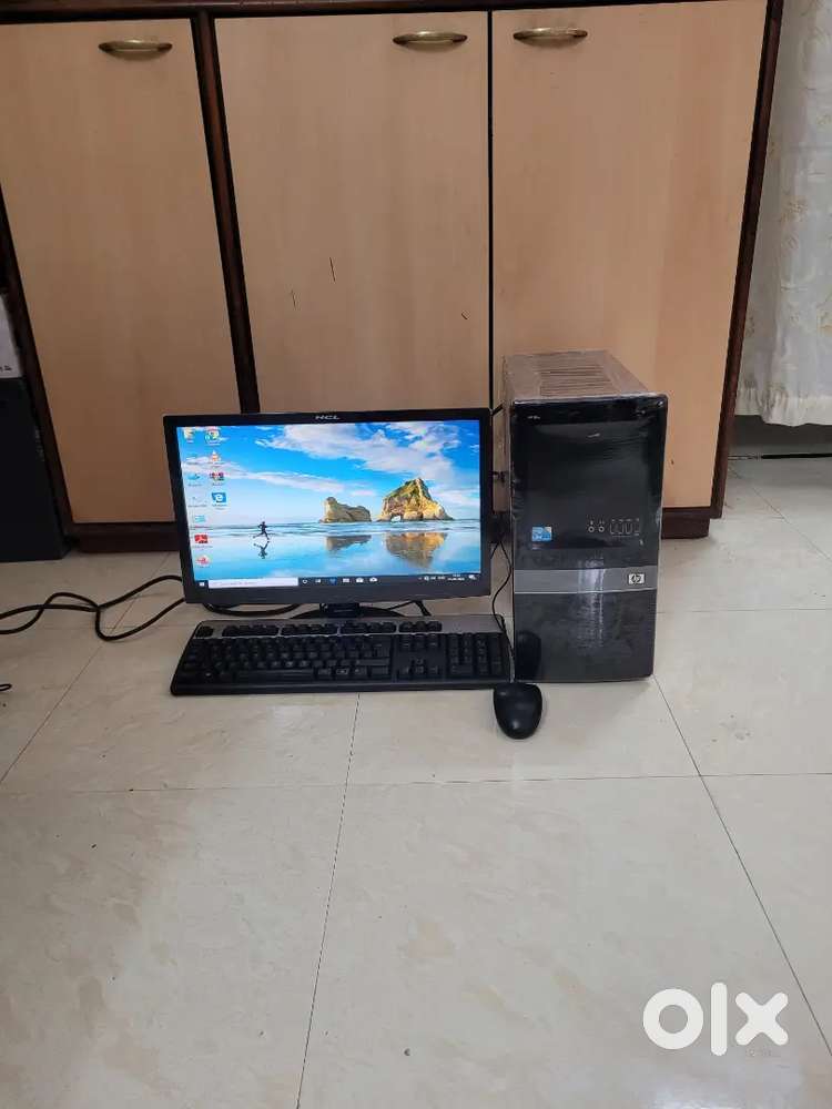 1TB 8GB HP i3 19 Monitor Windows 10 Computer Desktop 1 Year Warranty