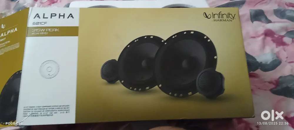 Alfa infinity components and coaxial speaker combo