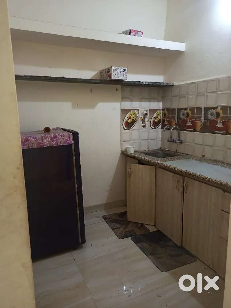 Newly 1bhk semi furnished flat for rent in Near Mahindra showroom