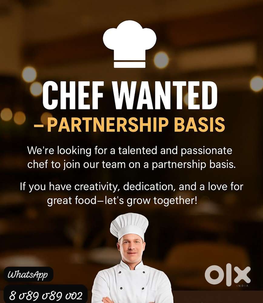 Chef Wanted - Partnership