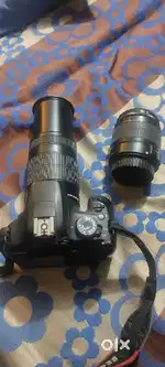 Canon camera 1200 D 2 lens 18-55 mm 55-250