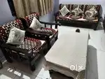 Best STRONG 5-Seater Sofa set with WOODEN TABLE