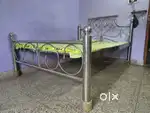 Queen Size Metal Bed (6ft L x 5ft B) - 3 Years Old