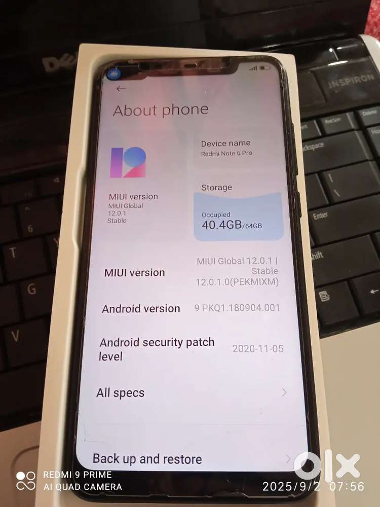 samsung galaxy a30s and redmi note 6
