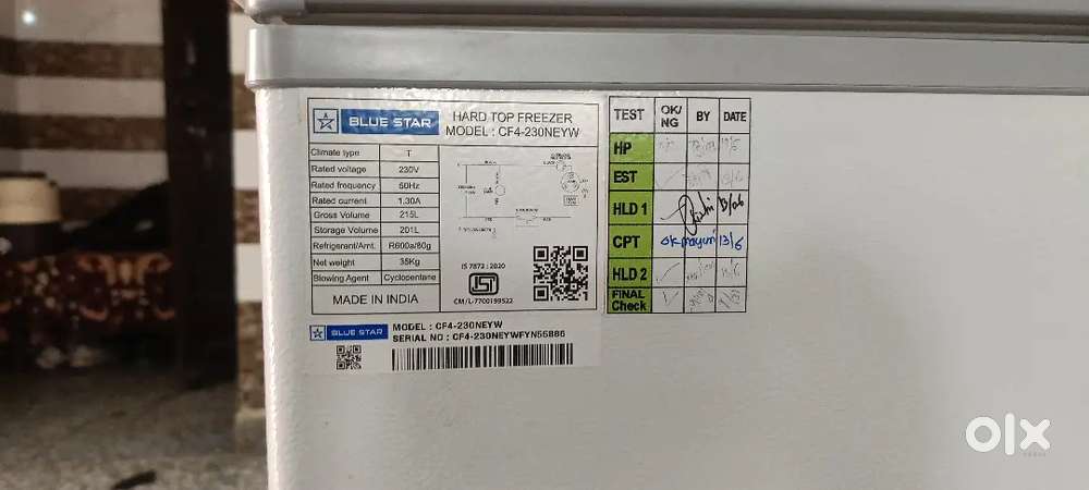 Blue star deep fridger