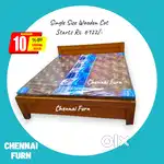 #Cot, Wooden cot , Steel Fancy Bed, Single , double , Queen , King jkw
