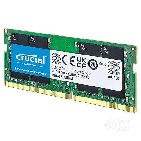 8GB DDR4 Crucial Laptop Ram with Warranty