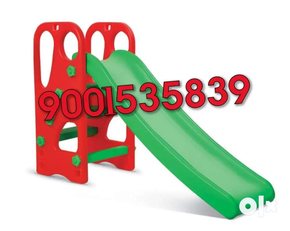 New big plastic slide play school furniture kindergarten furniture