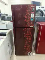 red flower model fridge samsung double door