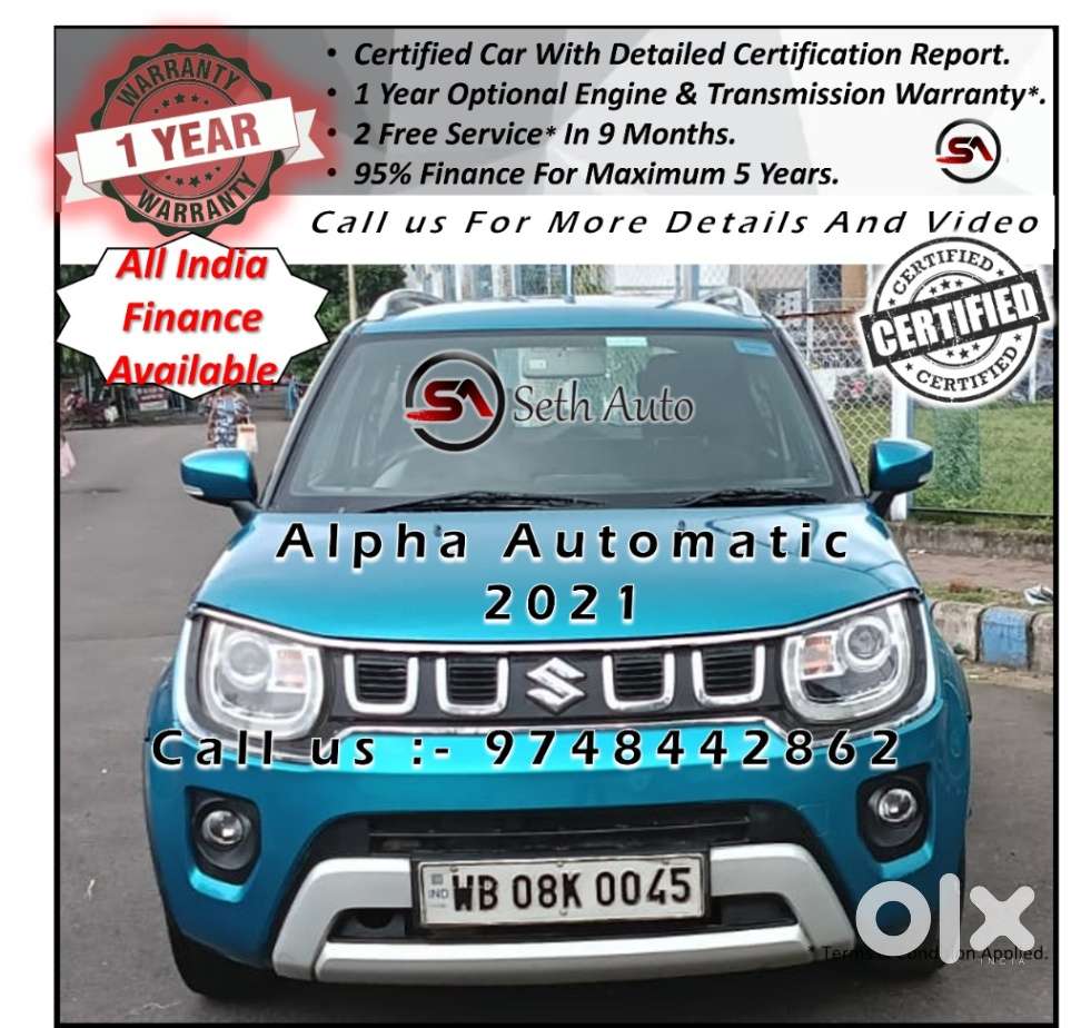 Maruti Suzuki Ignis 1.2 Alpha AMT, 2021, Petrol