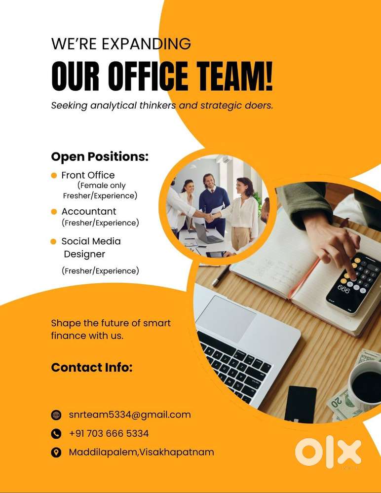 Female front office,accountant