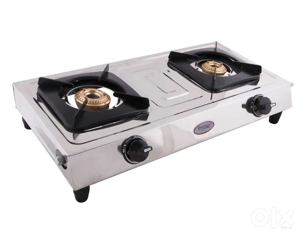 2 burner steel Gas stove