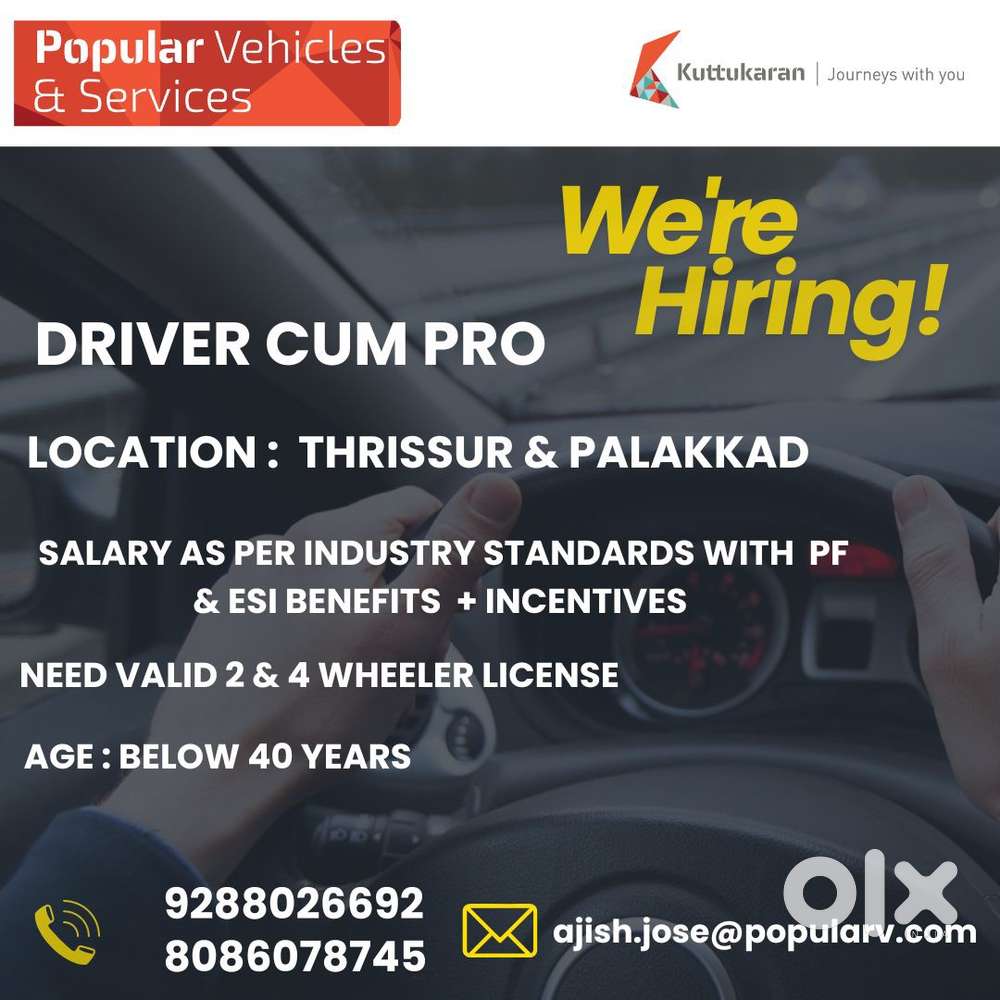 Driver Cum PRO