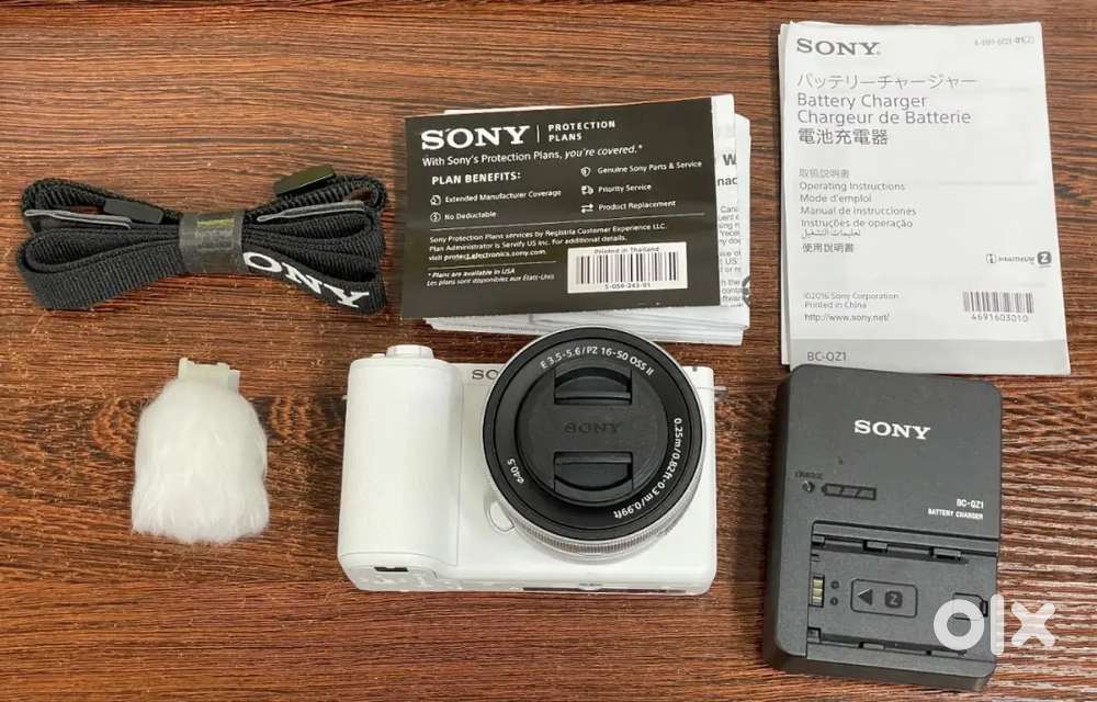 Sony Alpha ZVE10 II White Digital Vlogging Camera 16-50 OSS II E Lens